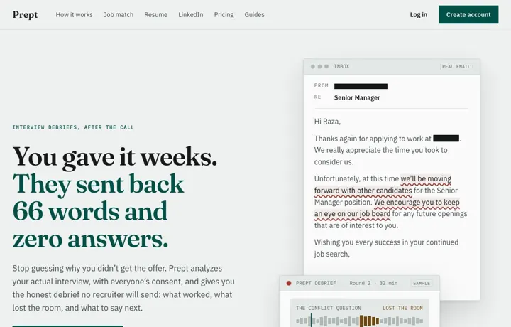 Prept.fyi website preview